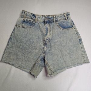 MIOU MUSE Classic Denim Women's Shorts RAW HEM Size S